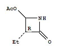 2-Azetidinone,4-(acetyloxy)-3-ethyl-,(3r)-(9ci)Structure,301154-81-4Structure 2-Azetidinone,4-(acetyloxy)-3-ethyl-,(3r)-(9ci) Structure,301154-81-4Structure