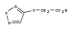 Acetic acid, (1,2,5-thiadiazol-3-yloxy)-(9ci) Structure,301187-63-3Structure