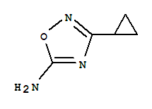 1,2,4-Oxadiazol -5-amine,3-cyclopropyl -(9ci) Structure,302842-68-8Structure