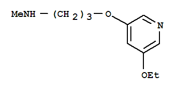 1-Propanamine,3-[(5-ethoxy-3-pyridinyl)oxy]-n-methyl-(9ci) Structure,303104-61-2Structure