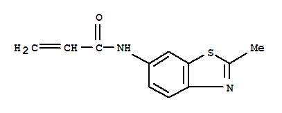 2-Propenamide,n-(2-methyl-6-benzothiazolyl)-(9ci) Structure,303129-79-5Structure