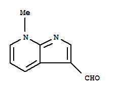 7H-pyrrolo[2,3-b]pyridine-3-carboxaldehyde, 7-methyl-(9ci) Structure,303186-16-5Structure