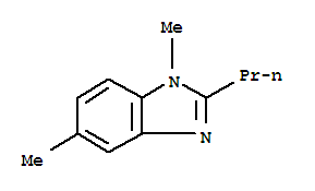 1H-benzimidazole,1,5-dimethyl-2-propyl-(9ci) Structure,303747-38-8Structure