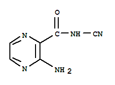 3-Amino-n-cyano-2-pyrazinecarboxamide Structure,30478-34-3Structure