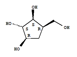 1,2,3-Cyclopentanetriol ,4-(hydroxymethyl )-,(1r,2s,3s,4r)- (9ci) Structure,305384-24-1Structure