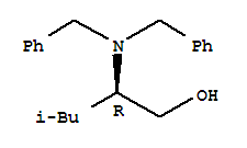 (S)-2-(二芐基氨基)-4-甲基-1-戊醇結(jié)構(gòu)式_307532-07-6結(jié)構(gòu)式