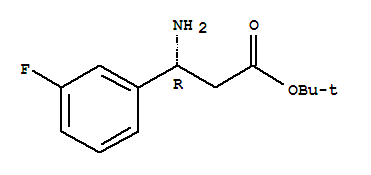 (S)-3-(3’-氟苯基)丙氨酸 叔丁酯結(jié)構(gòu)式_309757-71-9結(jié)構(gòu)式