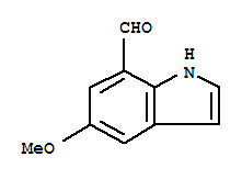 5-Methoxy-1h-indole-7-carboxaldehyde Structure,309976-22-5Structure