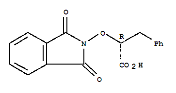 Benzenepropanoic acid,α-[(1,3-dihydro-1,3-dioxo-2H-isoindol-2-yl)oxy]-, (αr)- Structure,310404-47-8Structure