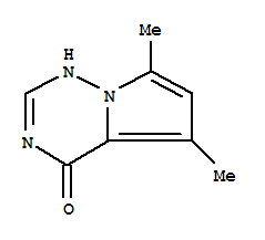 Pyrrolo[2,1-f][1,2,4]triazin-4(1h)-one, 5,7-dimethyl- (9ci) Structure,310430-97-8Structure