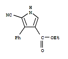 3-Carbethoxy-4-phenyl -5-cyanopyrrole Structure,310431-13-1Structure