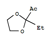 Ethanone,1-(2-ethyl -1,3-dioxolan-2-yl )- (9ci) Structure,310462-02-3Structure