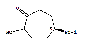 3-Cyclohepten-1-one,2-hydroxy-5-(1-methylethyl )-,(5s)-(9ci) Structure,310905-97-6Structure