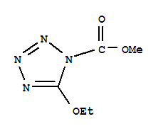1H-tetrazole-1-carboxylic acid,5-ethoxy-,methyl esterStructure,311762-23-9Structure 1H-tetrazole-1-carboxylic acid,5-ethoxy-,methyl ester Structure,311762-23-9Structure