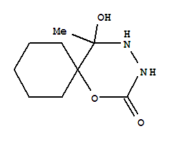 (9ci)-5-羥基-5-甲基-1-噁-3,4-二氮雜螺[5.5]-2-十一酮結構式_312275-39-1結構式