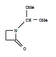 2-Azetidinone,1-(dimethoxymethyl)-(9ci) Structure,312909-09-4Structure