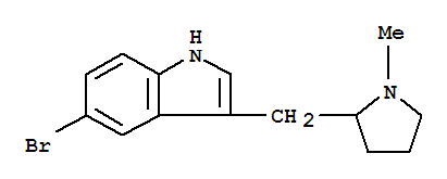 5-Bromo-3-[(1-methyl-2-pyrrolidinyl)methyl]-1h-indole Structure,312949-16-9Structure