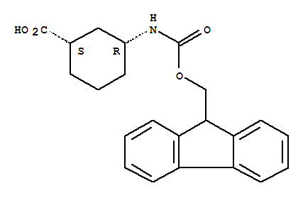 Fmoc-1,3-cis-achc-oh結(jié)構(gòu)式_312965-05-2結(jié)構(gòu)式