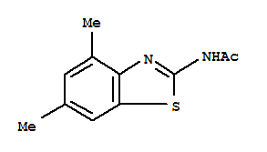 Acetamide, n-(4,6-dimethyl-2-benzothiazolyl)-(9ci) Structure,313262-36-1Structure