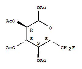 Tetra-o-acetyl -6-deoxy-6-fluoro-d-glucopyranose Structure,31337-78-7Structure