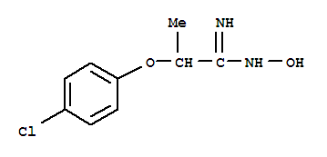 2-(4-Chlorophenoxy)-n-hydroxypropanimidamide Structure,313650-40-7Structure