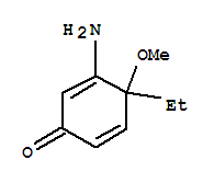 2,5-Cyclohexadien-1-one,3-amino-4-ethyl -4-methoxy-(9ci) Structure,313693-60-6Structure