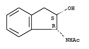 Acetamide,n-[(1r,2s)-2,3-dihydro-2-hydroxy-1h-inden-1-yl ]- (9ci) Structure,313952-36-2Structure