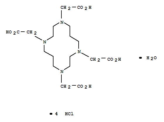 1,4,8,11-Tetraazacyclotetradecane-1,4,8,11-tetraacetic acid tetrahydrochloride Structure,314041-07-1Structure