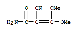 2-Propenamide, 2-cyano-3,3-dimethoxy- Structure,31413-68-0Structure