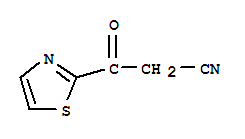 2-Thiazolepropanenitrile,-bta--oxo- Structure,314268-27-4Structure