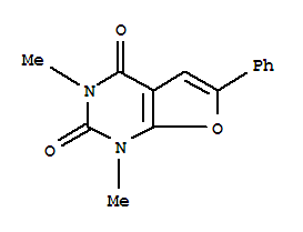 Furo[2,3-d]pyrimidine-2,4(1h,3h)-dione,1,3-dimethyl -6-phenyl - Structure,314272-06-5Structure