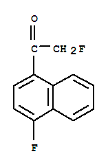 Ethanone, 2-fluoro-1-(4-fluoro-1-naphthalenyl)-(9ci) Structure,315-99-1Structure