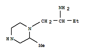 1-Piperazineethanamine,-alpha--ethyl -2-methyl -(9ci) Structure,315661-57-5Structure