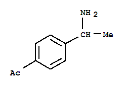 Ethanone,1-[4-(1-aminoethyl)phenyl ]-(9ci) Structure,318969-15-2Structure