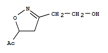 Ethanone,1-[4,5-dihydro-3-(2-hydroxyethyl)-5-isoxazolyl ]-(9ci) Structure,319426-11-4Structure