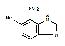 1H-benzimidazole,5-methyl-4-nitro-(9ci) Structure,32046-84-7Structure