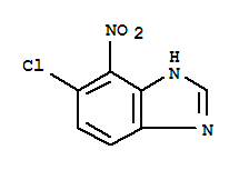 1H-benzimidazole,5-chloro-4-nitro-(9ci) Structure,32046-86-9Structure