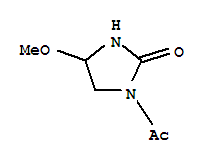 2-Imidazolidinone,1-acetyl-4-methoxy-(9ci) Structure,320778-06-1Structure