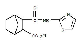 3-(Thiazol-2-ylcarbamoyl)-bicyclo[2.2.1]hept-5-ene-2-carboxylic acid Structure,320784-65-4Structure