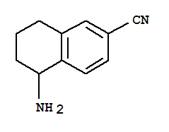 1-Amino-6-cyano-1,2,3,4-tetrahydronaphthylene Structure,321330-31-8Structure