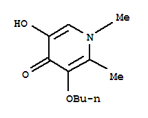 4(1H)-pyridinone,3-butoxy-5-hydroxy-1,2-dimethyl-(9ci) Structure,321529-33-3Structure