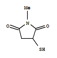 2,5-Pyrrolidinedione,3-mercapto-1-methyl-(9ci) Structure,321546-79-6Structure