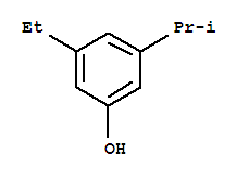 Phenol ,3-ethyl-5-(1-methylethyl)-(9ci) Structure,321547-13-1Structure