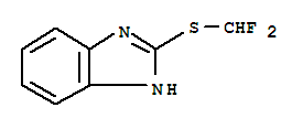 1H-benzimidazole,2-[(difluoromethyl)thio]-(9ci) Structure,321578-79-4Structure