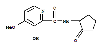 2-Pyridinecarboxamide,3-hydroxy-4-methoxy-n-(2-oxocyclopentyl)-(9ci) Structure,321598-21-4Structure