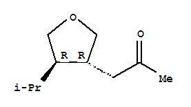 2-Propanone,1-[(3r,4r)-tetrahydro-4-(1-methylethyl)-3-furanyl ]-,rel-(9ci) Structure,321903-49-5Structure