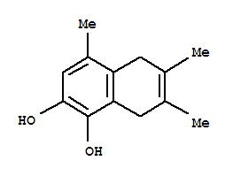 1,2-Naphthalenediol, 5,8-dihydro-4,6,7-trimethyl-(8ci,9ci) Structure,32249-80-2Structure