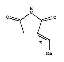 (3E)-3-亞乙基-2,5-吡咯烷二酮結(jié)構(gòu)式_322642-38-6結(jié)構(gòu)式