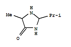 (9ci)-5-甲基-2-(1-甲基乙基)-4-咪唑啉酮結(jié)構(gòu)式_32273-11-3結(jié)構(gòu)式