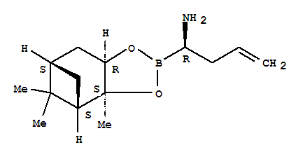 (aR,3aS,4S,6S,7aR)-六氫-3a,5,5-三甲基-a-2-丙烯基-4,6-甲橋-1,3,2-苯并二氧硼烷-2-甲胺結(jié)構(gòu)式_323197-73-5結(jié)構(gòu)式